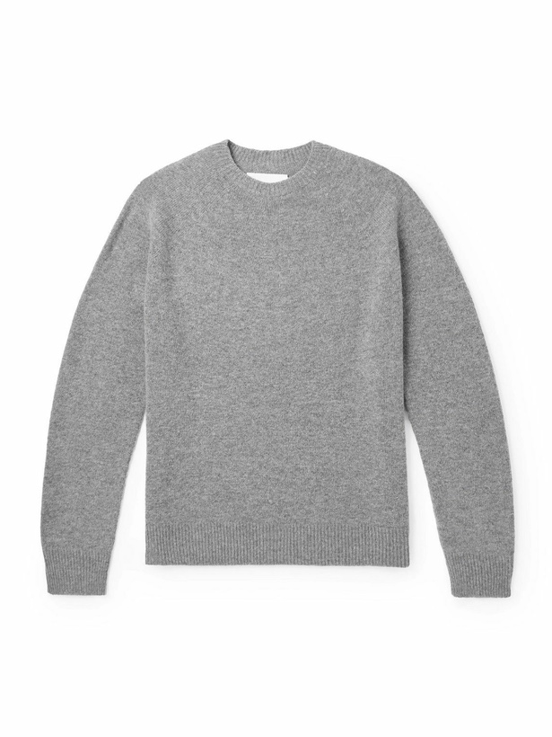Photo: Jil Sander - Merino Wool and Cashmere-Blend Sweater - Gray