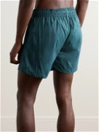 Frescobol Carioca - Salvador Straight-Leg Mid-Length Recycled Swim Shorts - Blue