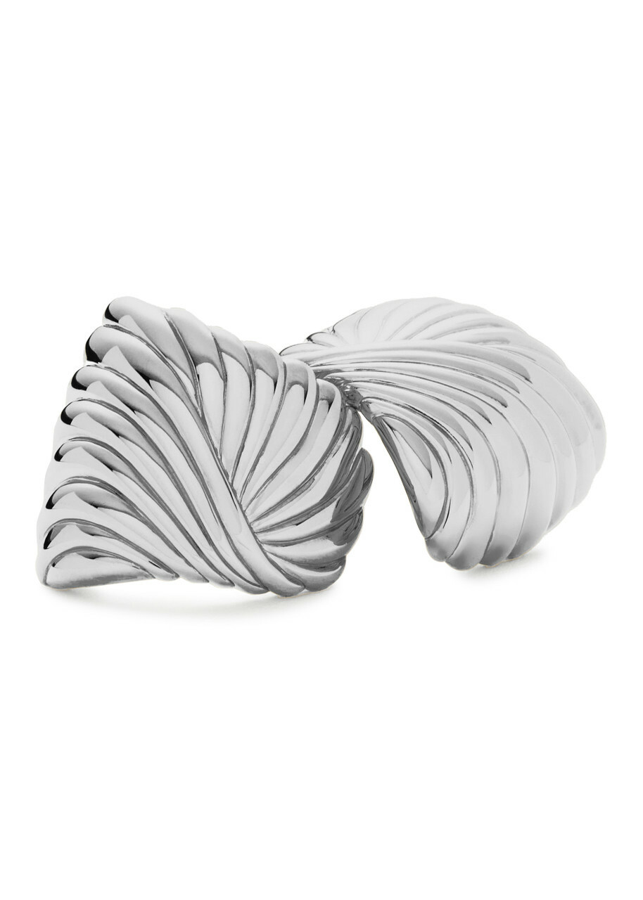 Missoma Ripple Silver-plated Stud Earrings - One Size Missoma