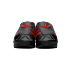 adidas LOTTA VOLKOVA Black Trefoil Heeled Sandals