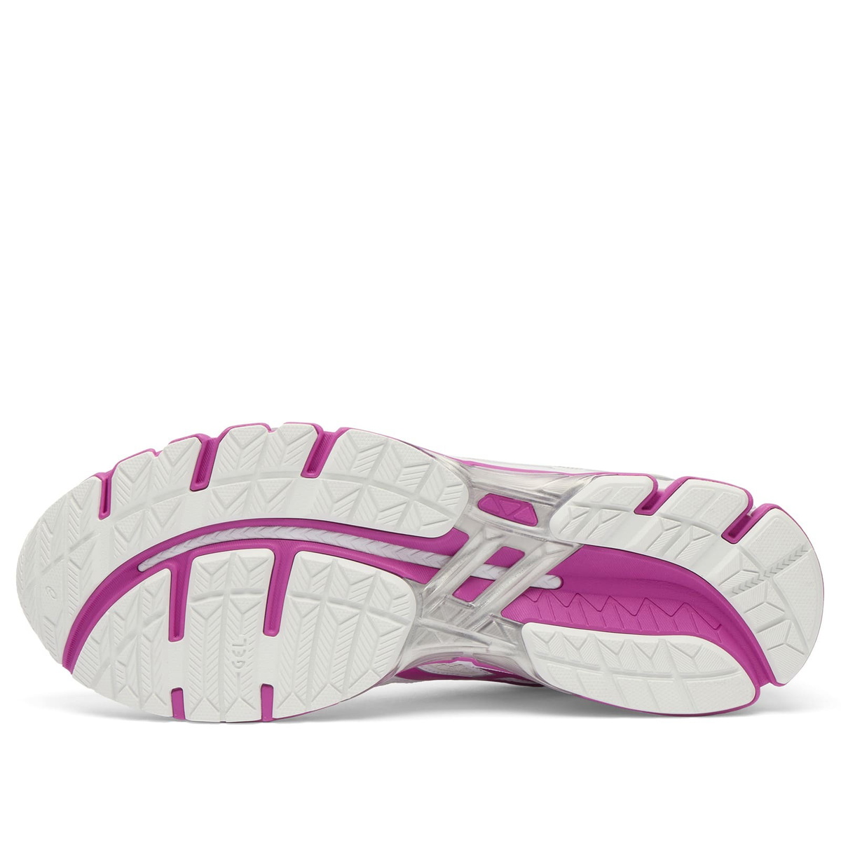 Asics GEL-KAYANO 20 Sneaker in White/Raspberry