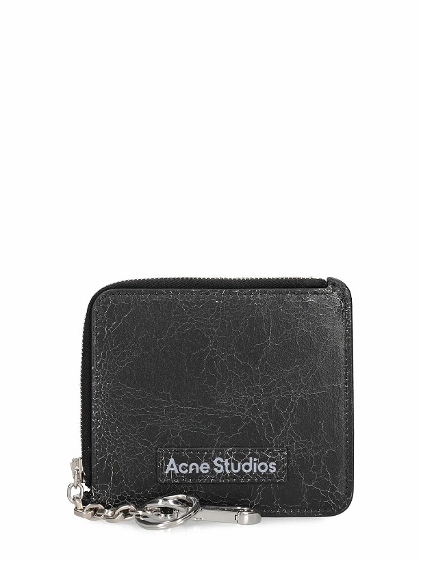 Photo: ACNE STUDIOS - Aquare Leather Zip Coin Purse