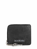 ACNE STUDIOS - Aquare Leather Zip Coin Purse