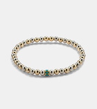 Sydney Evan 14kt gold bracelet with turquoises