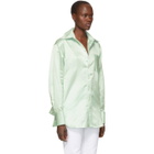 Matthew Adams Dolan Green Oversized Oxford Shirt