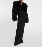 Giuseppe di Morabito Cropped faux fur jacket