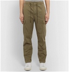 Officine Generale - Jay Slim-Fit Tapered Cotton-Blend Cargo Trousers - Green