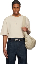 LEMAIRE Beige Boxy Short Sleeve T-shirt