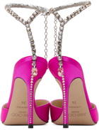 Jimmy Choo Pink Saeda 100 Heels