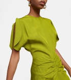 Victoria Beckham - Gathered midi dress