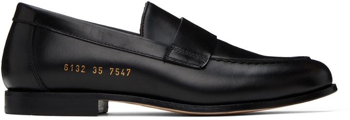 Photo: Common Projects Black Flat Loafers