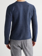 Inis Meáin - Linen and Cotton-Blend Sweater - Blue