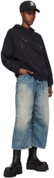 R13 Black 'New York' Hoodie