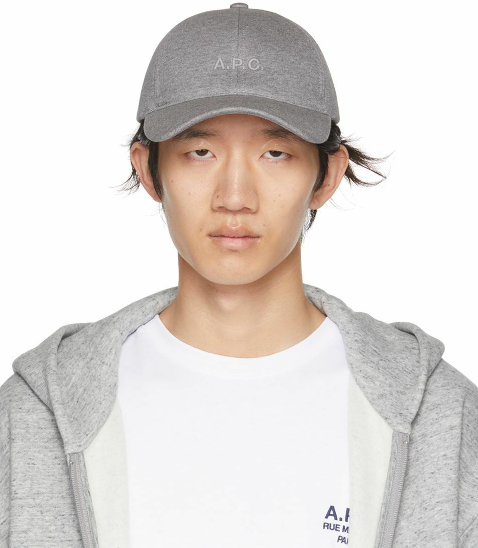 A.P.C. Gray Charlie Cap A.P.C.