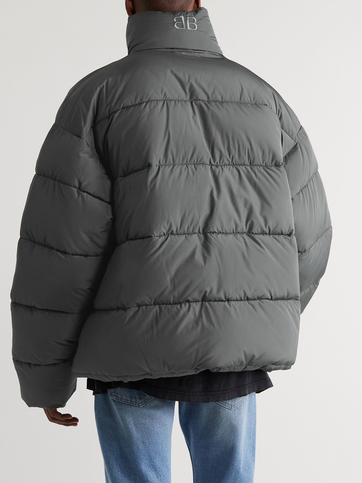 BALENCIAGA Oversized quilted shell jacket