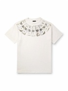 SAINT Mxxxxxx - A Future To Last Forever Printed Cotton-Jersey T-Shirt - Neutrals