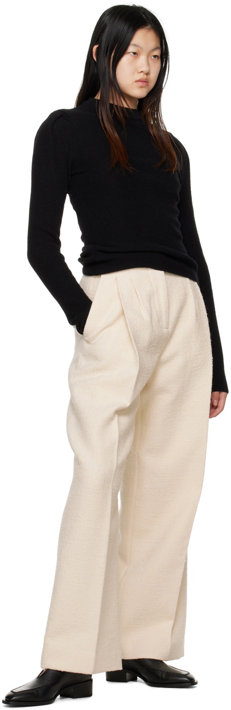 Mark Kenly Domino Tan Off-White Priscilla Trousers