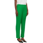 ISSEY MIYAKE Green Sleek Pleats Trousers