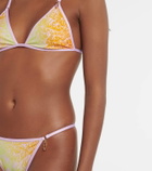 Stella McCartney Printed triangle bikini briefs