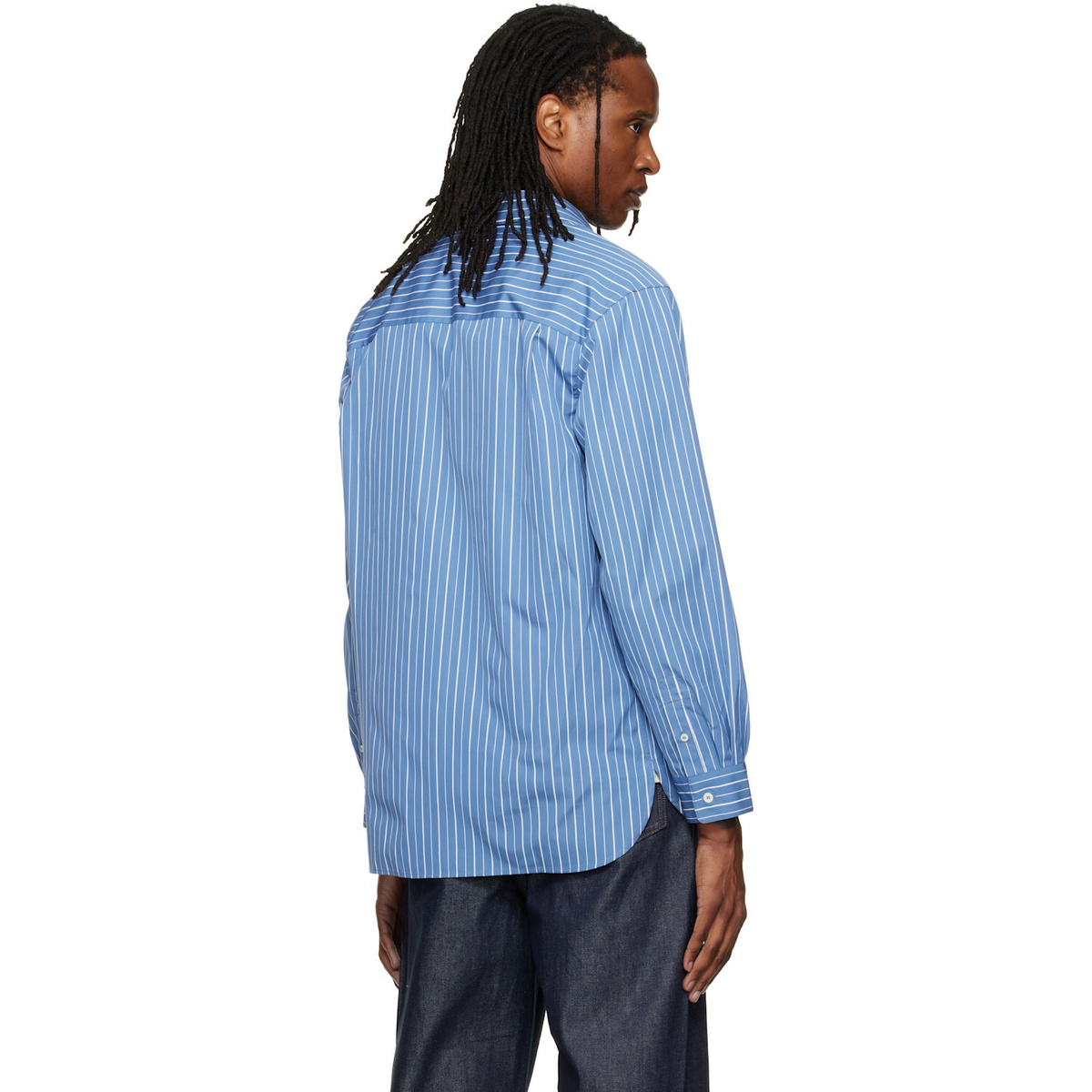 A.P.C. Blue Malo Logo Shirt
