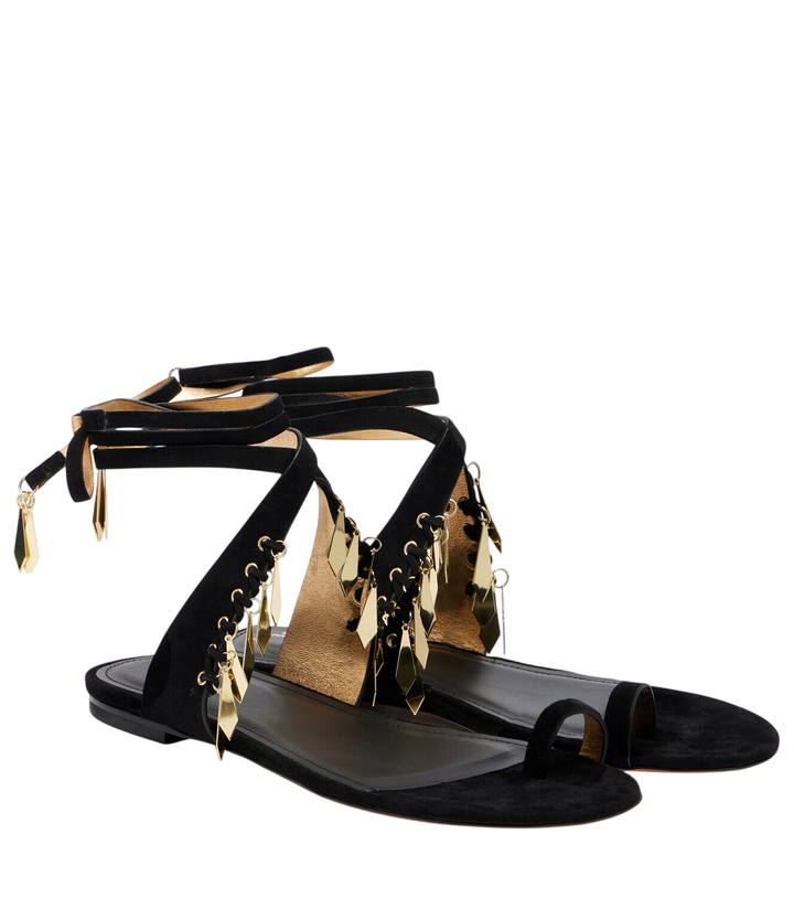 Photo: Isabel Marant Dreena embellished suede sandals