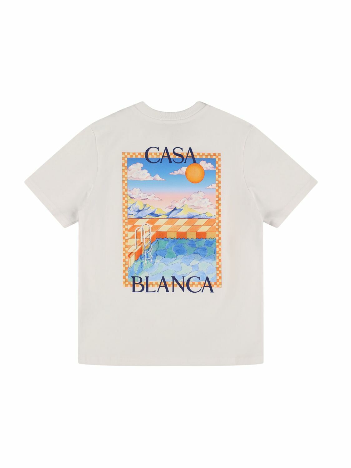 CASABLANCA Logo Printed Cotton Jersey T-shirt Casablanca