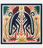 Etro Printed silk twill scarf