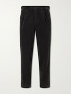 Barena - Straight-Leg Pleated Courduroy Trousers - Brown