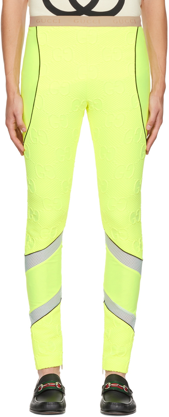 Gucci // Yellow & Brown Knit Print Jacquard Legging – VSP Consignment