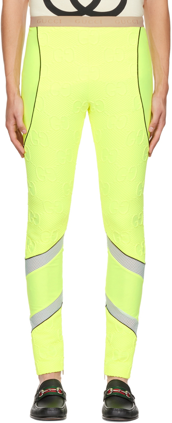 Gucci Yellow GG Leggings - ShopStyle