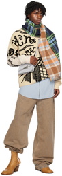Acne Studios Beige Jacquard Sweater