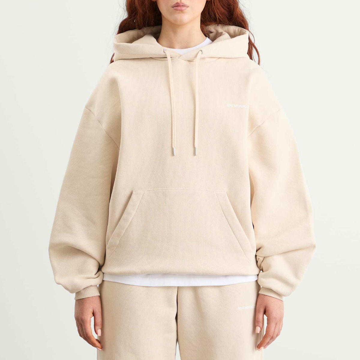 MKI Women's Uniform Hoodie Presented by END. in Oat Milk