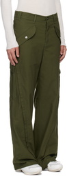 FFFPOSTALSERVICE Khaki 3-Way Zip Cargo Pants