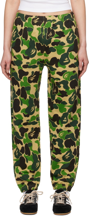 Photo: BAPE Khaki ABC Camo Sweatpants