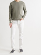 TOM FORD - Cotton and Silk-Blend Sweater - Brown