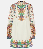 Etro Printed cotton minidress