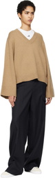 Axel Arigato Brown Rain V-Neck Sweater