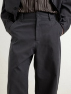 Studio Nicholson - Barrel-Leg Cotton-Twill Trousers - Gray