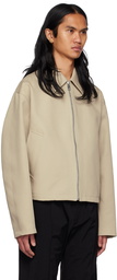 Bottega Veneta Beige Bonded Jacket