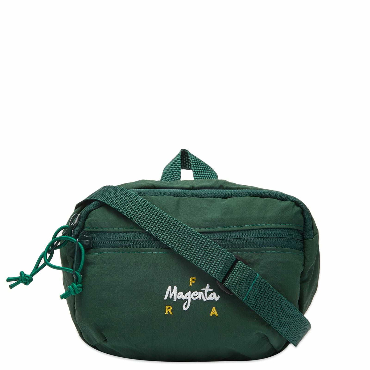 【MAGENTA SKATEBOARDS 】 F.R.A Waist Bag - Green Magenta Men's F.R.A. Waist Bag in Green Magenta