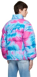AGR Blue & Pink Embroidered Jacket