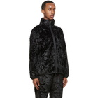 Needles Black Boa Piping Jacket