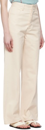 Baserange Off-White Navalo Trousers