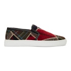 Etro Multicolor Patchwork Slip-On Sneakers
