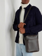 Serapian - North South Full-Grain Leather Messenger Bag