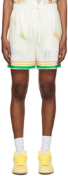 Casablanca Off-White 'Le Jeu' Shorts