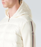 Moncler Striped padded hoodie