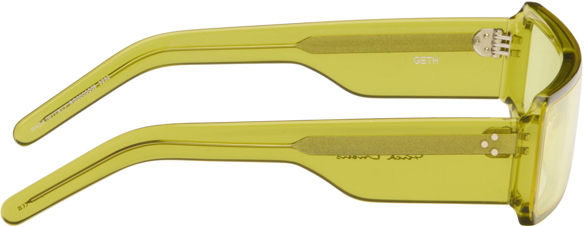 Rick Owens Yellow Gethshades Sunglasses
