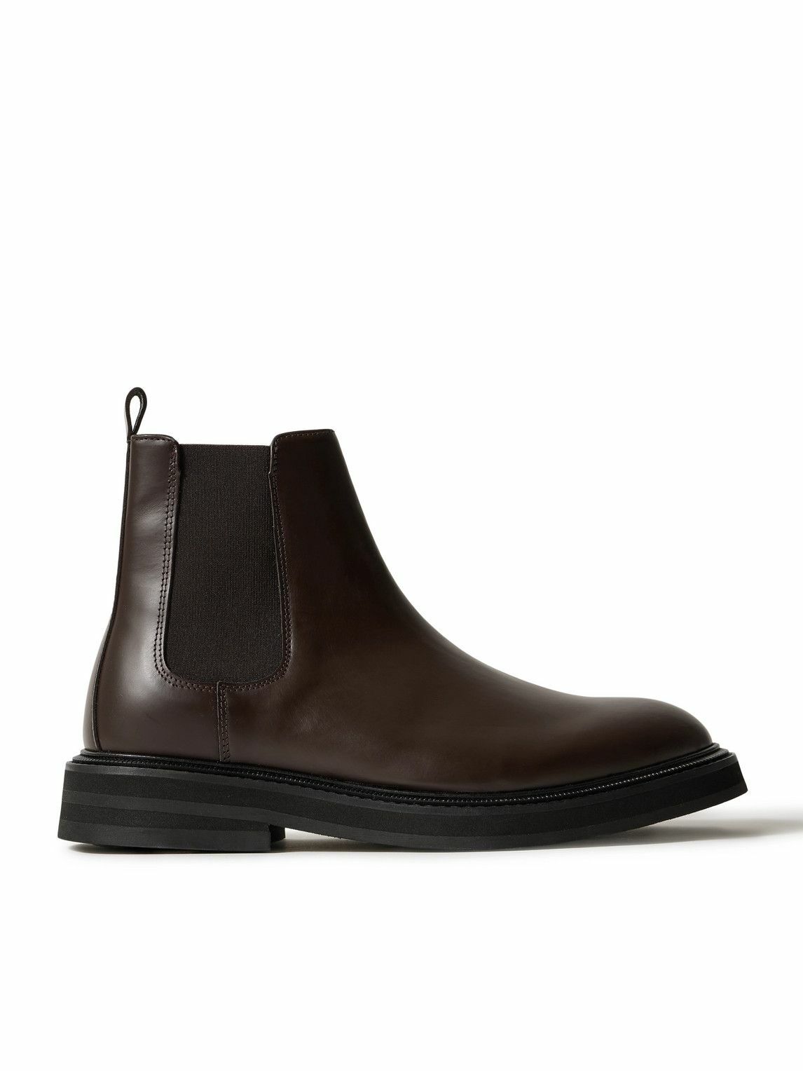 VINNY's - Officer Leather Chelsea Boots - Brown