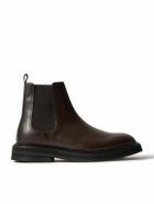 VINNY's - Officer Leather Chelsea Boots - Brown